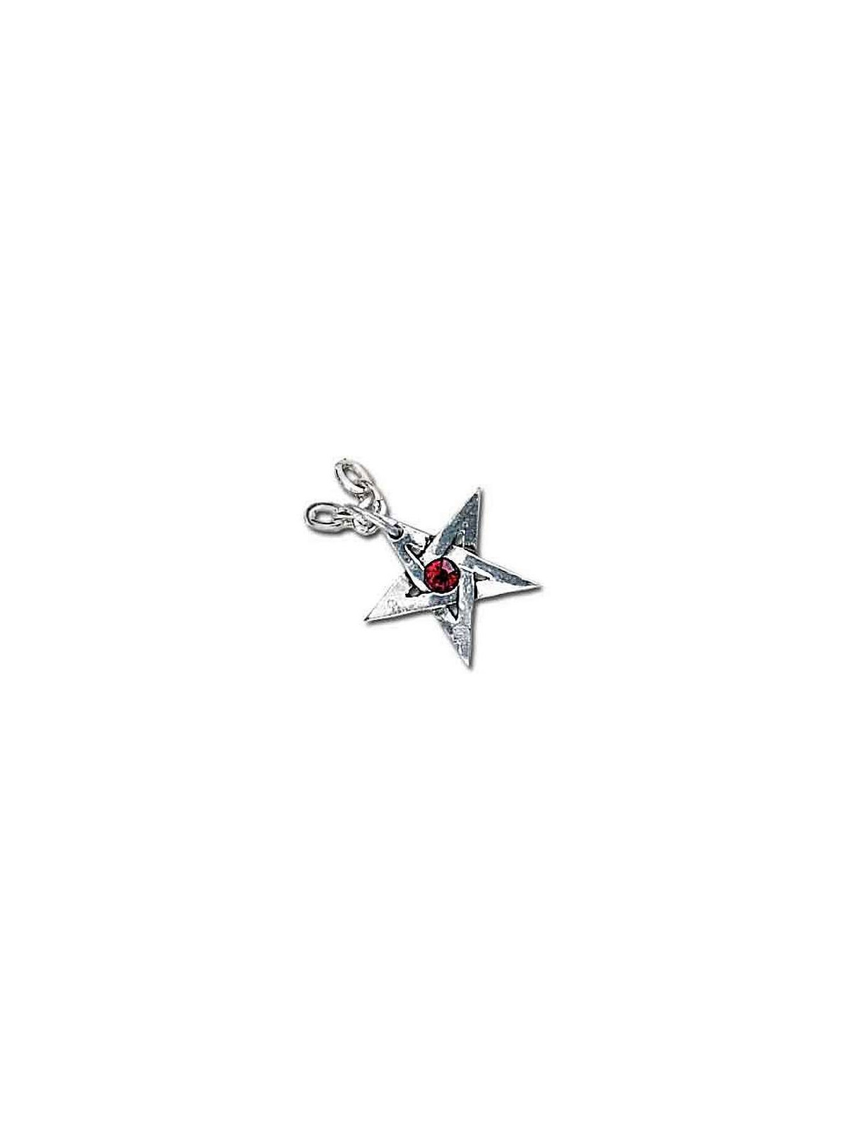Collier Crystal pentagram