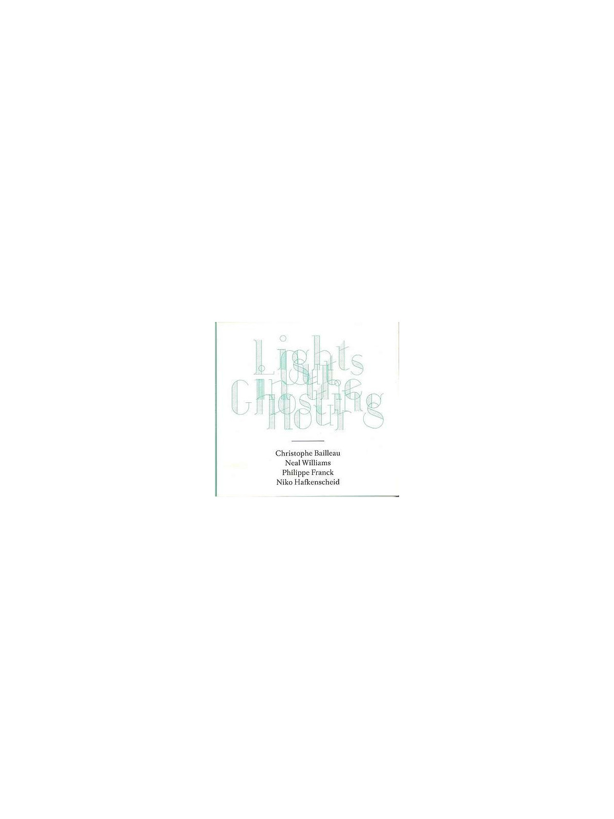 Lights out in the ghosting hour (CD)