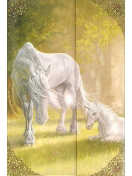 Notes-book licorne et son petit, petit format