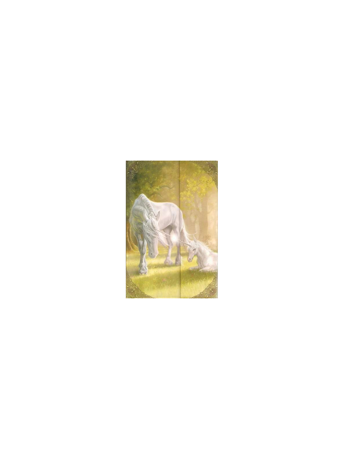 Notes-book licorne et son petit, petit format