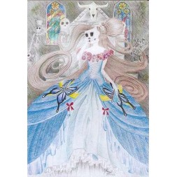 Carte postale Le masque de la mort