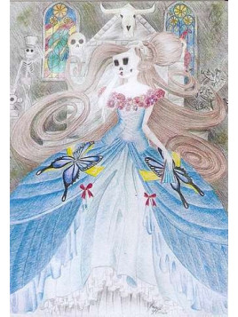 Carte postale Le masque de la mort