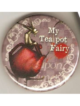Badge Hélène Larbaigt : My tea pot fairy
