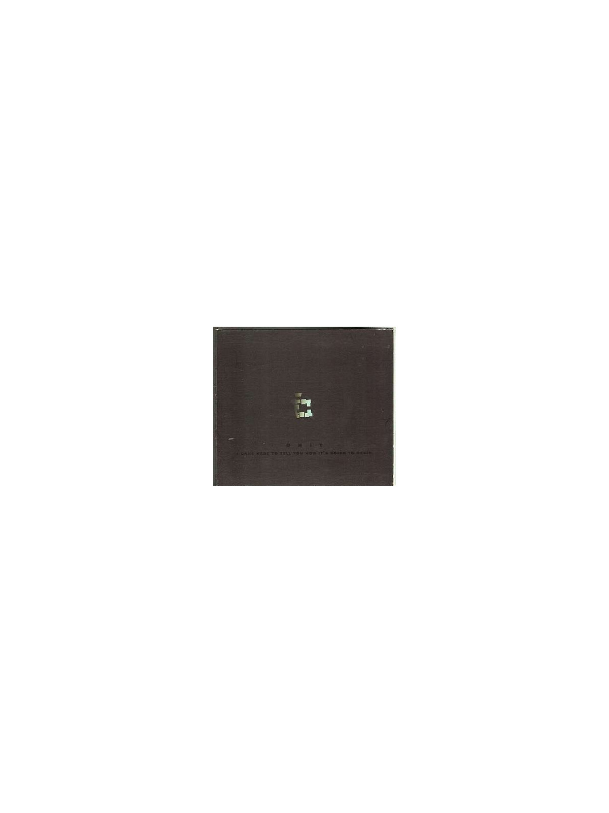 I came here to tell you how it’s going to begin (CD)
