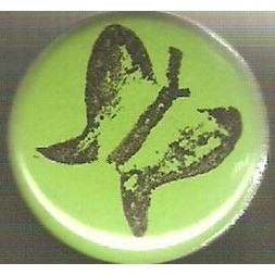 Badge vert papillon