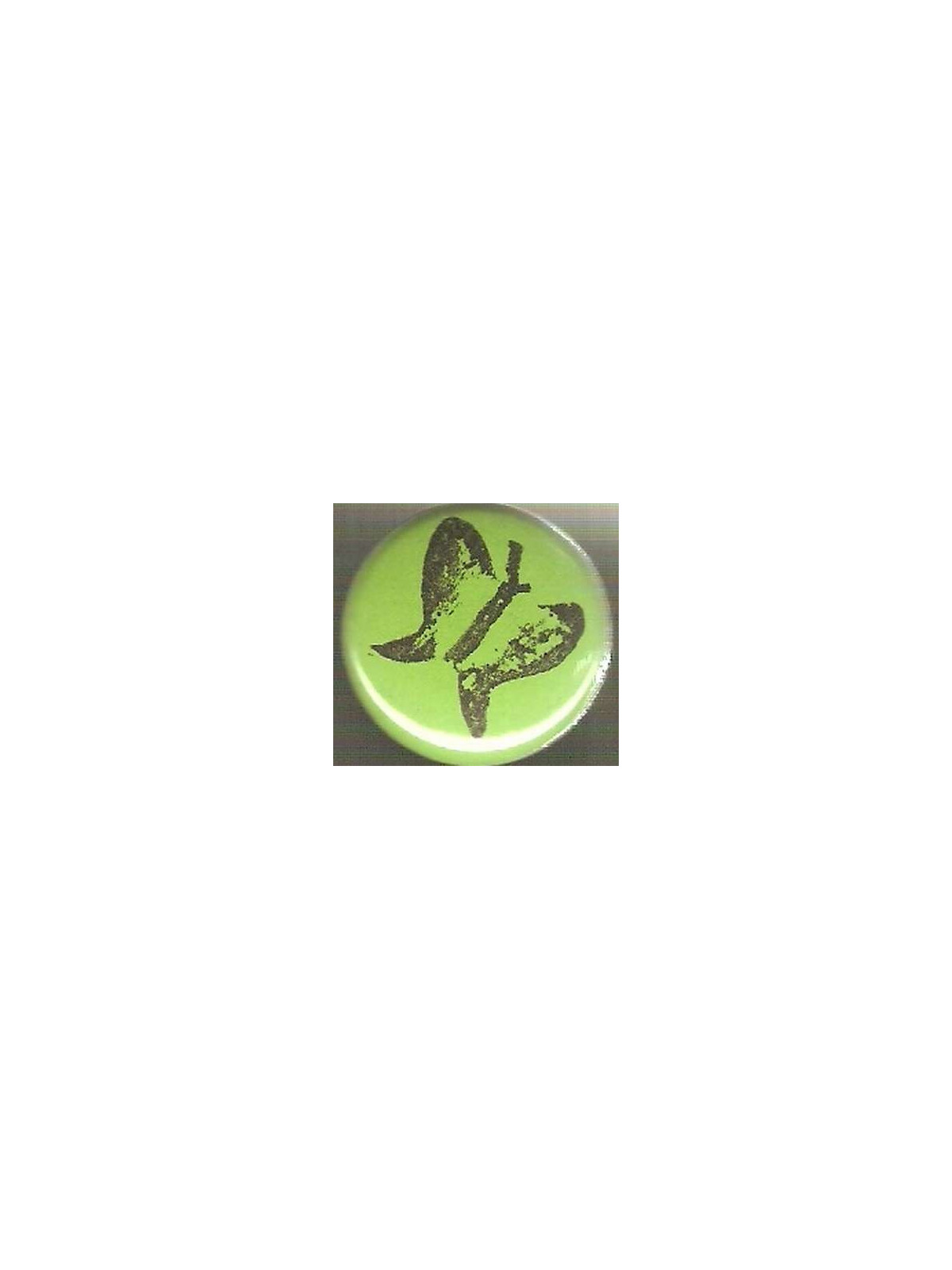 Badge vert papillon