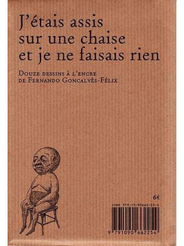 Fernando Goncalves-Félix lot de cartes postales J'étais assis sur une chaise et je ne faisais rien en stock à ciel rouge dijon