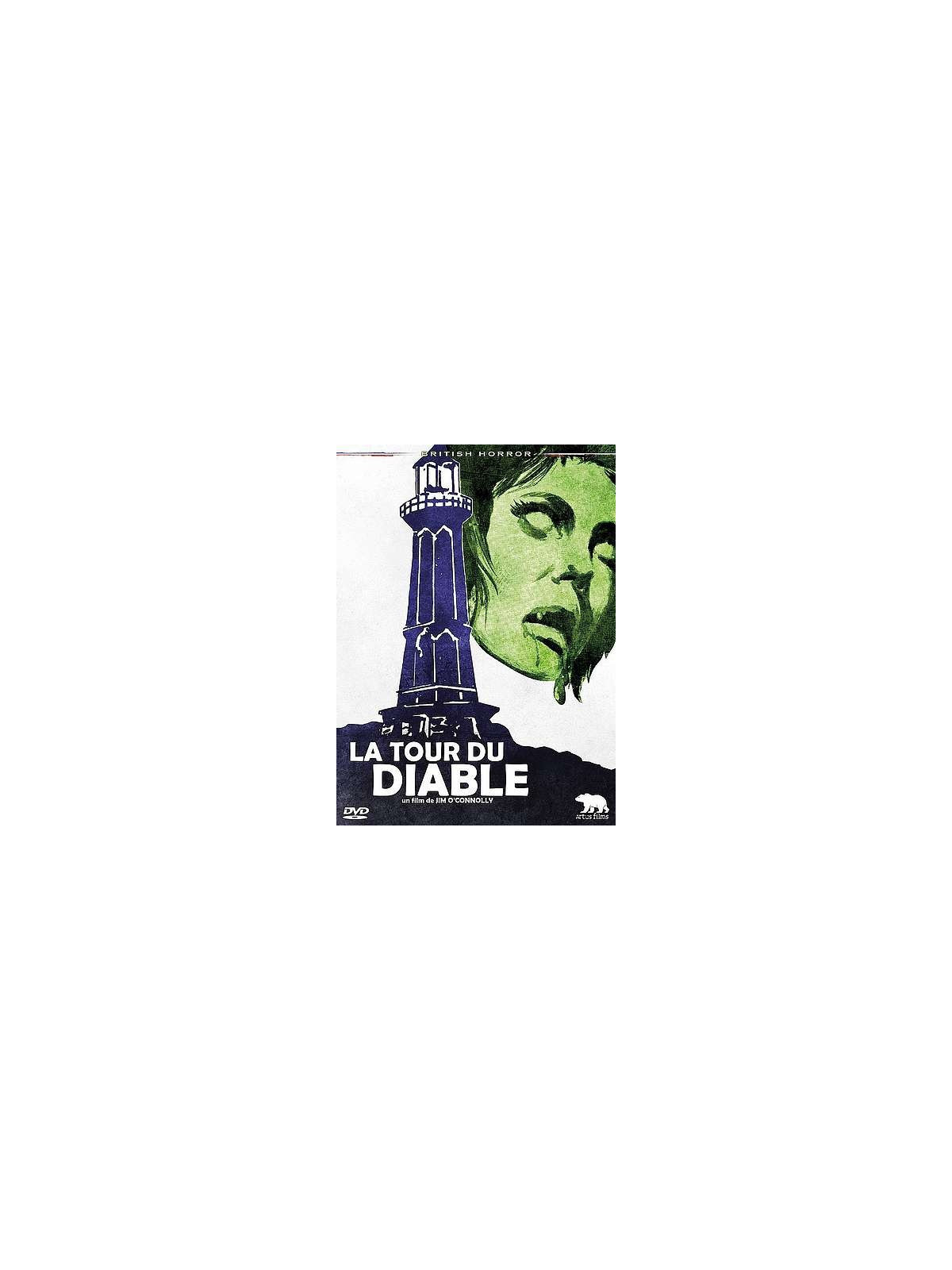 Jim O'Connolly film La tour du diable en stock en dvd à ciel rouge dijon