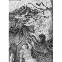 Reprographie A3 La violoniste