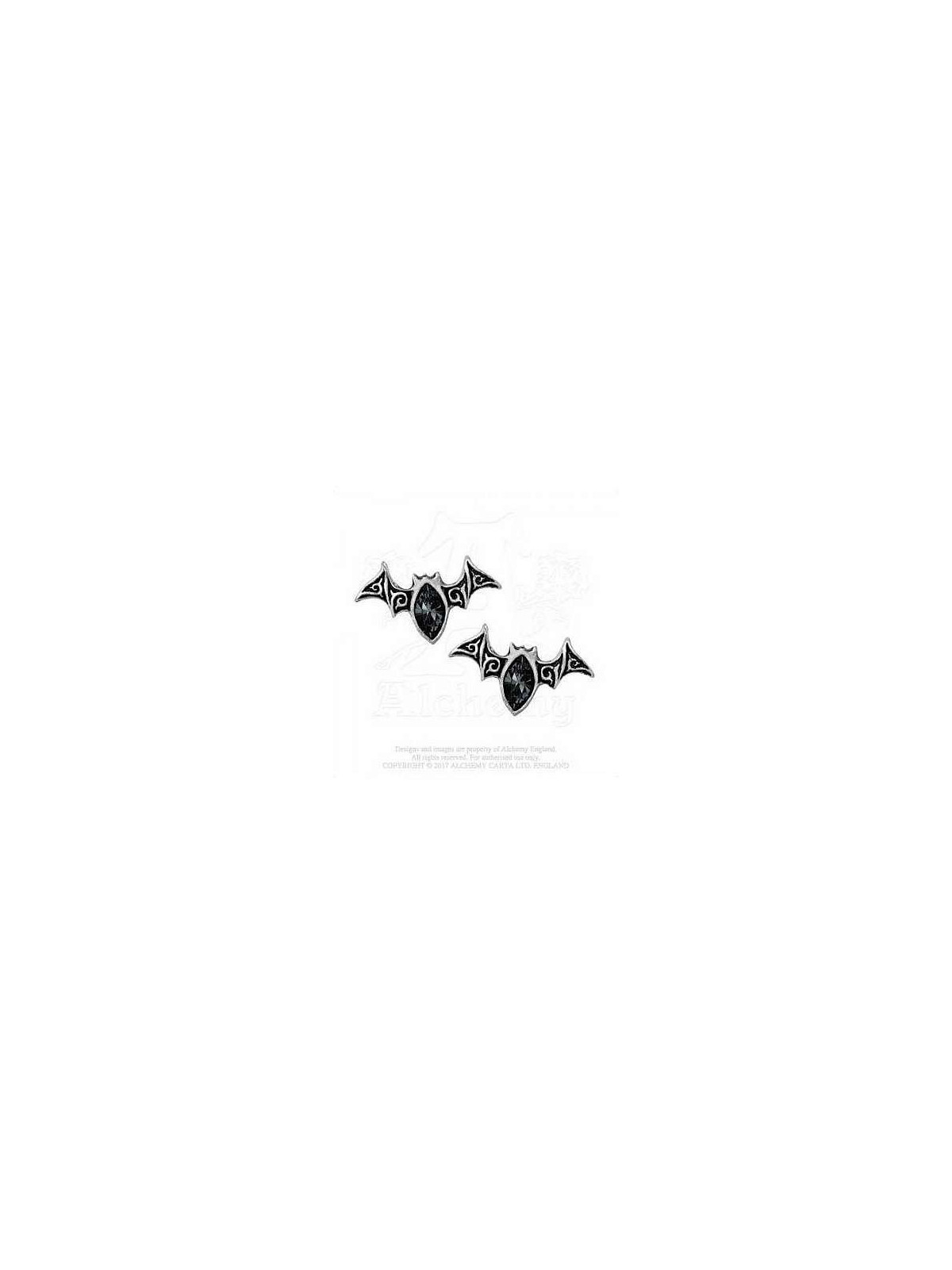 Paire de boucles d’oreilles Viennese nights, bijou alchemy gothic en stock à la boutique ciel rouge à dijon