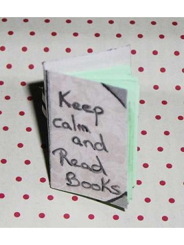 Bague livre Keep calm and read books
