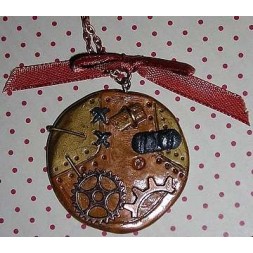 Collier composition steampunk