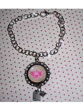 Bracelet cabochon théière