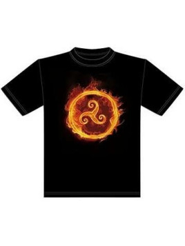 T-shirt Triskell feu