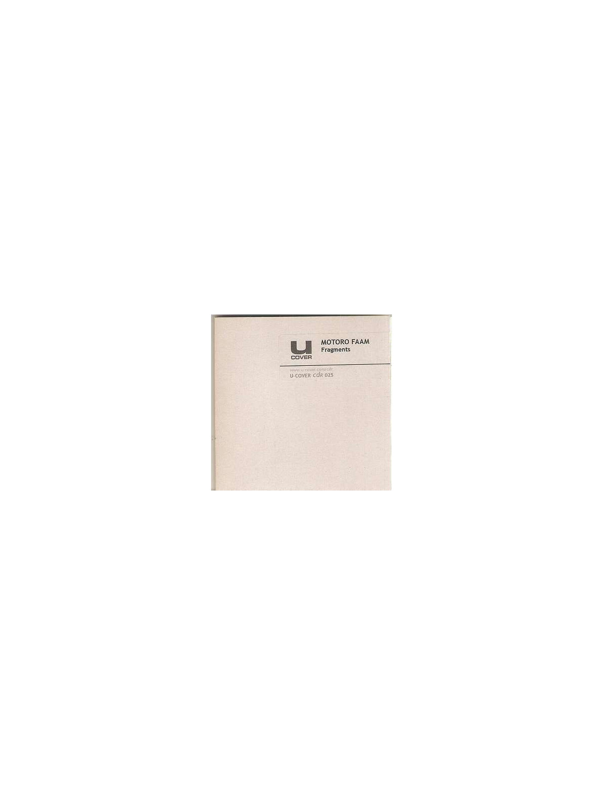 Fragments (Ltd edition CD-R)