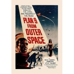 Carte postale Plan 9 from outer space