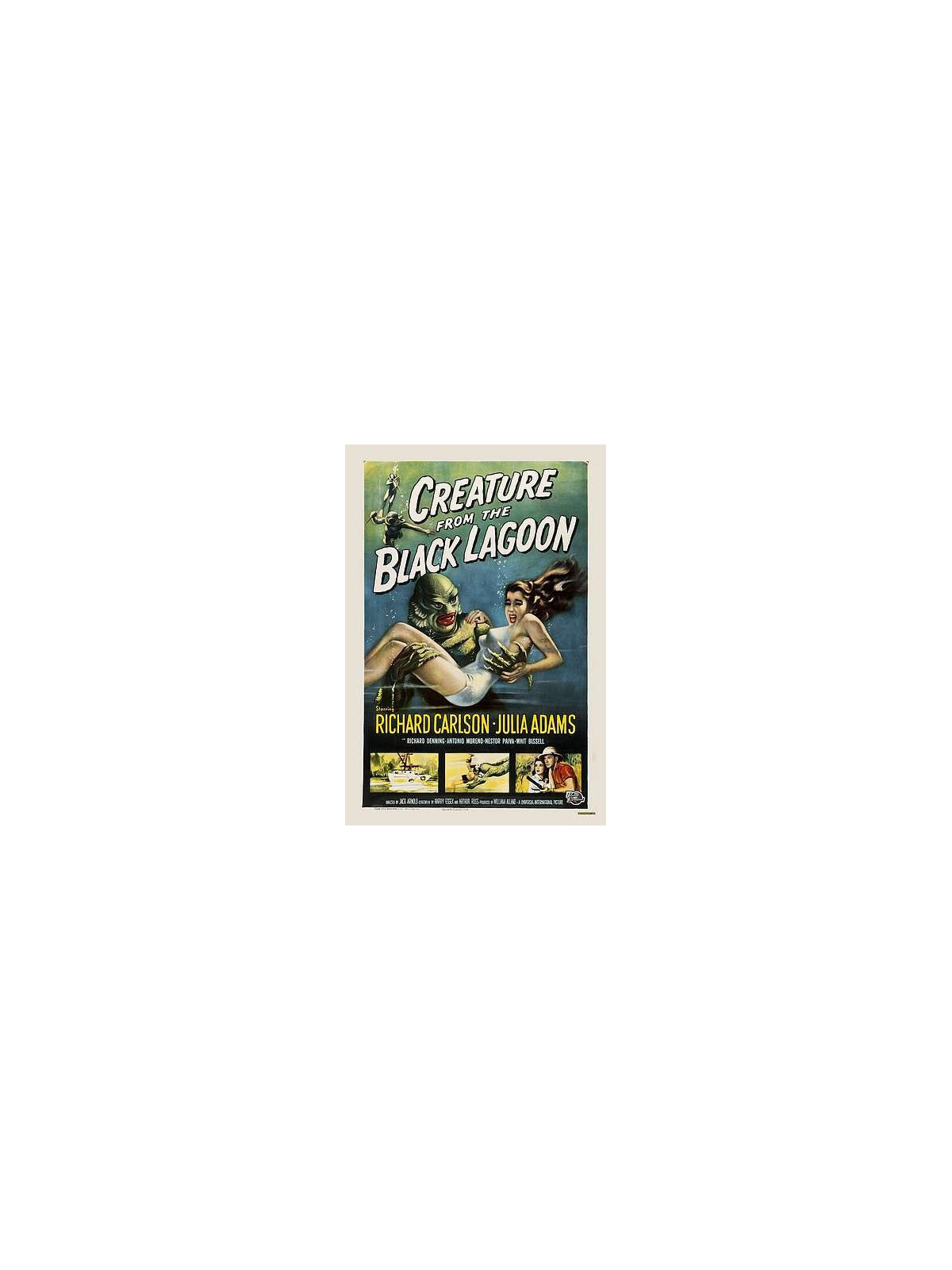 Carte postale Creature from the black lagoon
