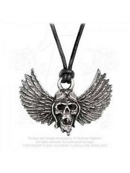 Collier Airbourne - winged skull