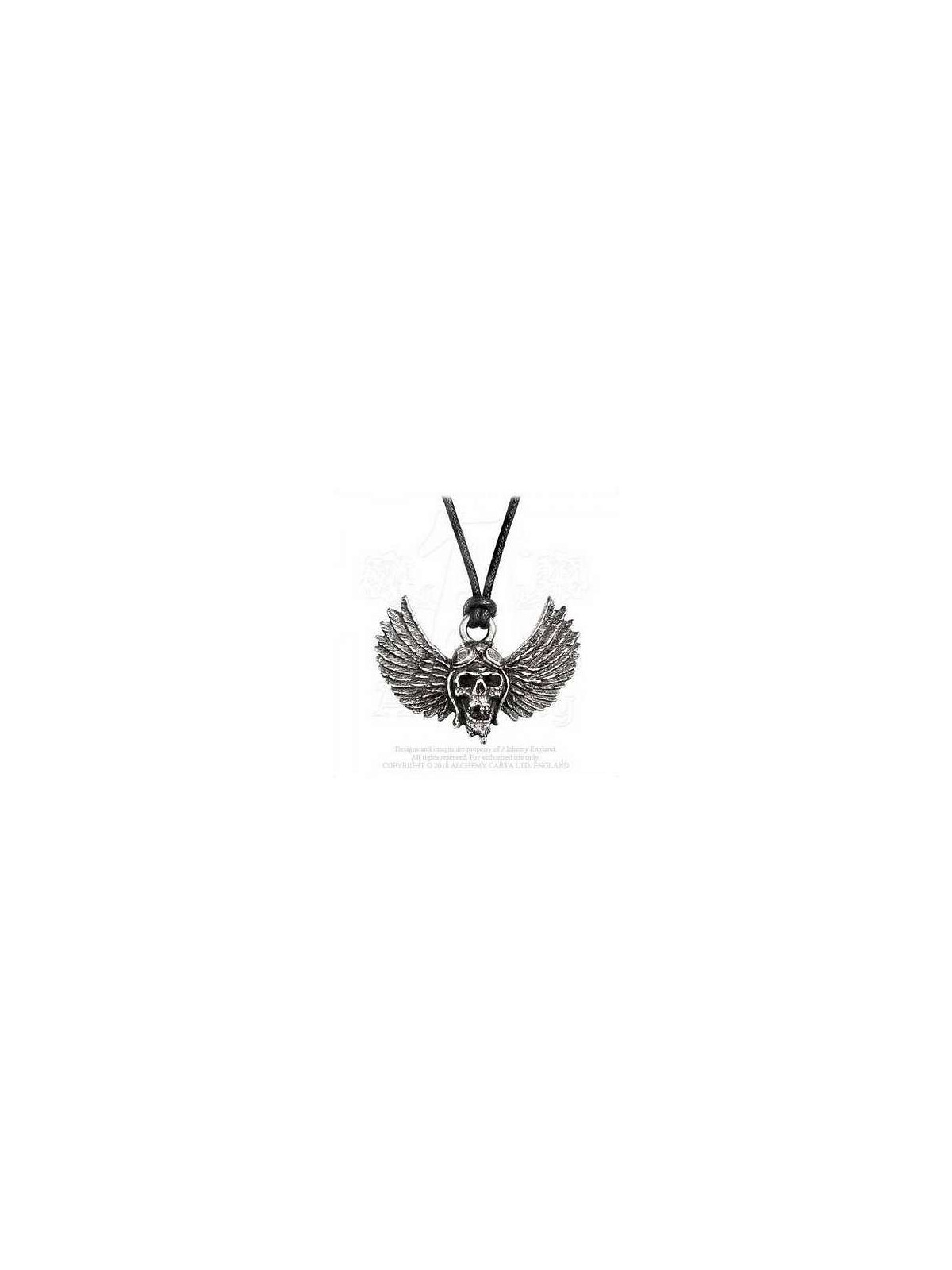 Collier Airbourne - winged skull