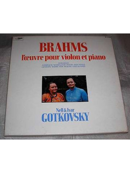 Le disque de Johannes Brahms : L’oeuvre pour violon et piano est disponible en vinyle à Ciel rouge