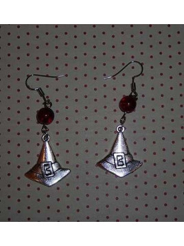 Paire de boucles d’oreilles Chapeaux de sorcières