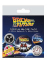 le Lot de 5 badges Back to the future est en stock à la boutique ciel rouge à dijon