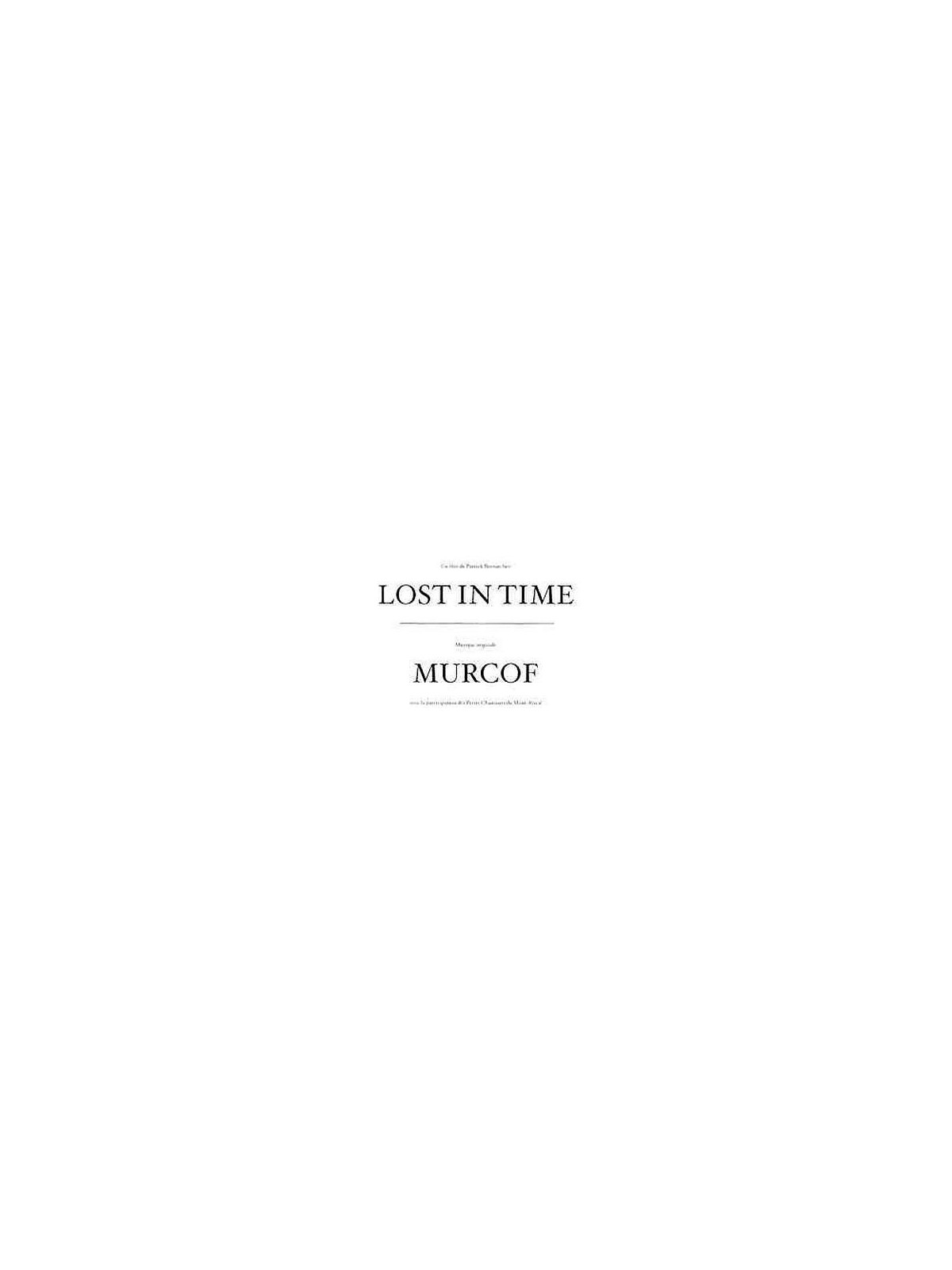 Lost in time soundtrack (CD)