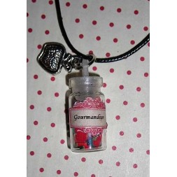 Collier fiole Gourmandise