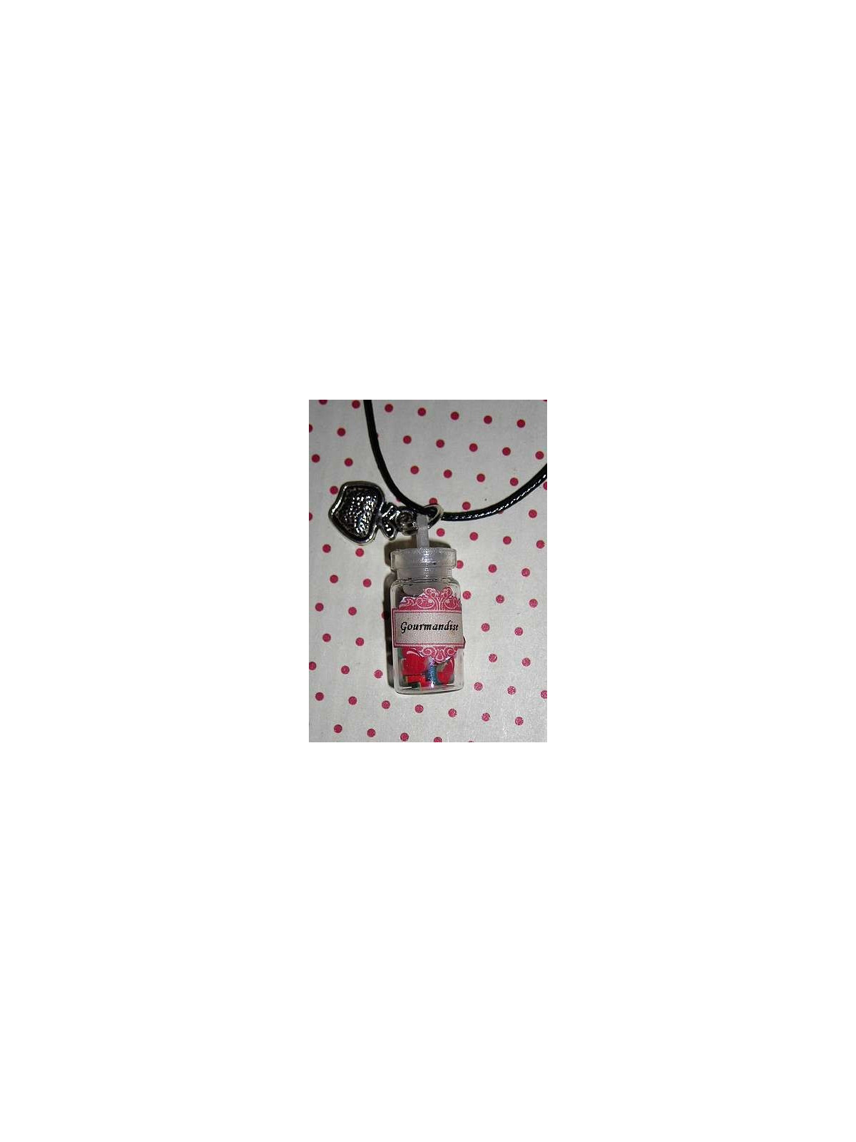Collier fiole Gourmandise