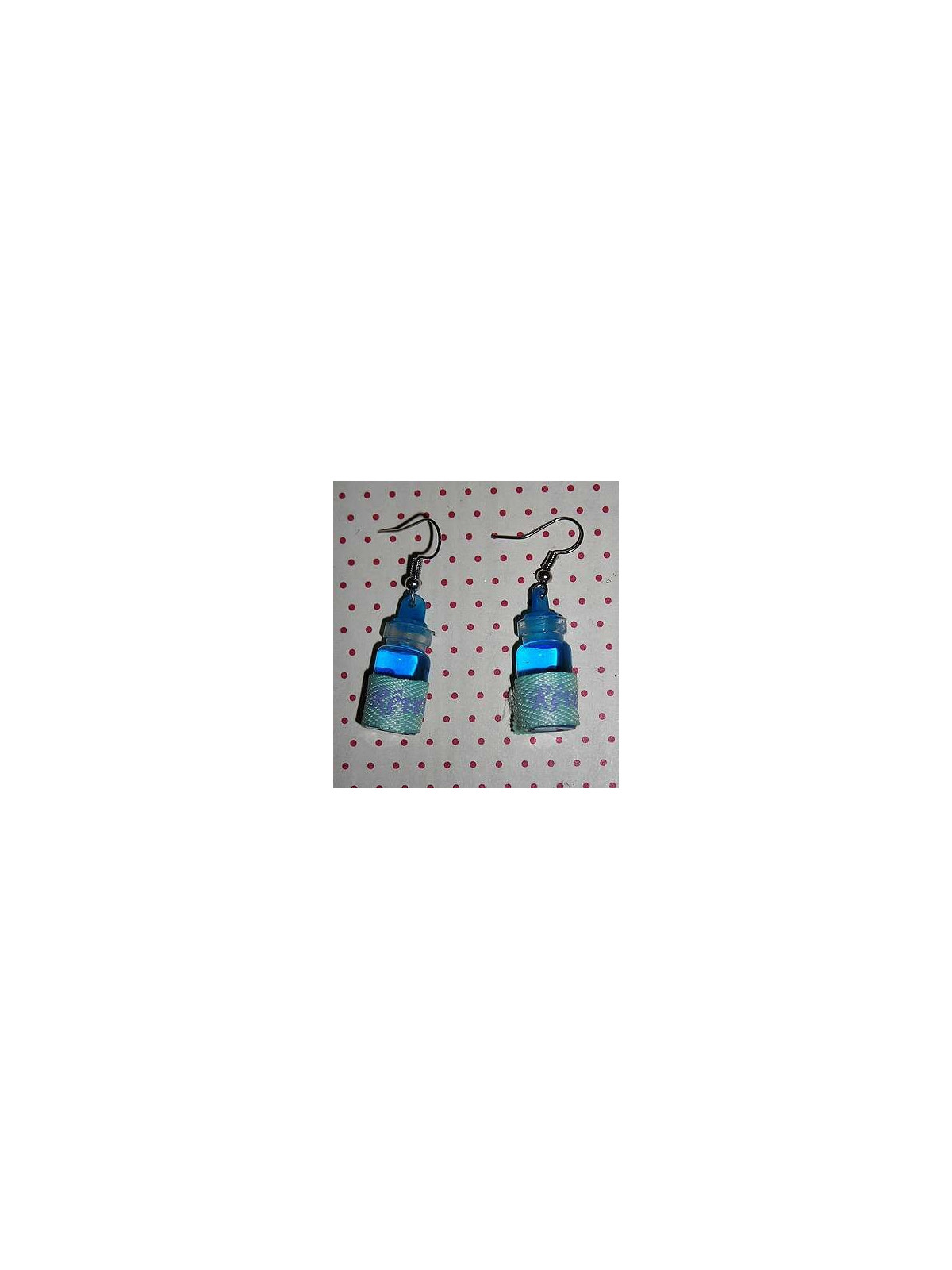 Paire de boucles d’oreilles fioles Rêver