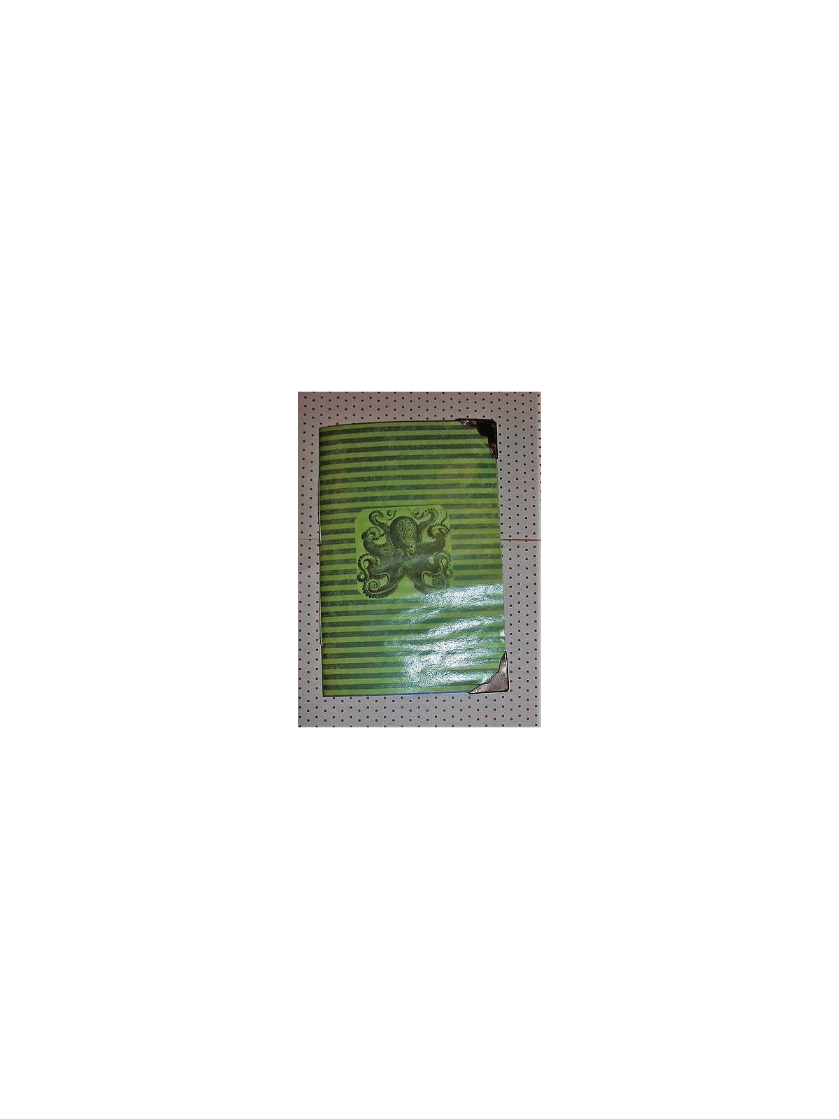 Carnet à couverture transparente Pieuvre