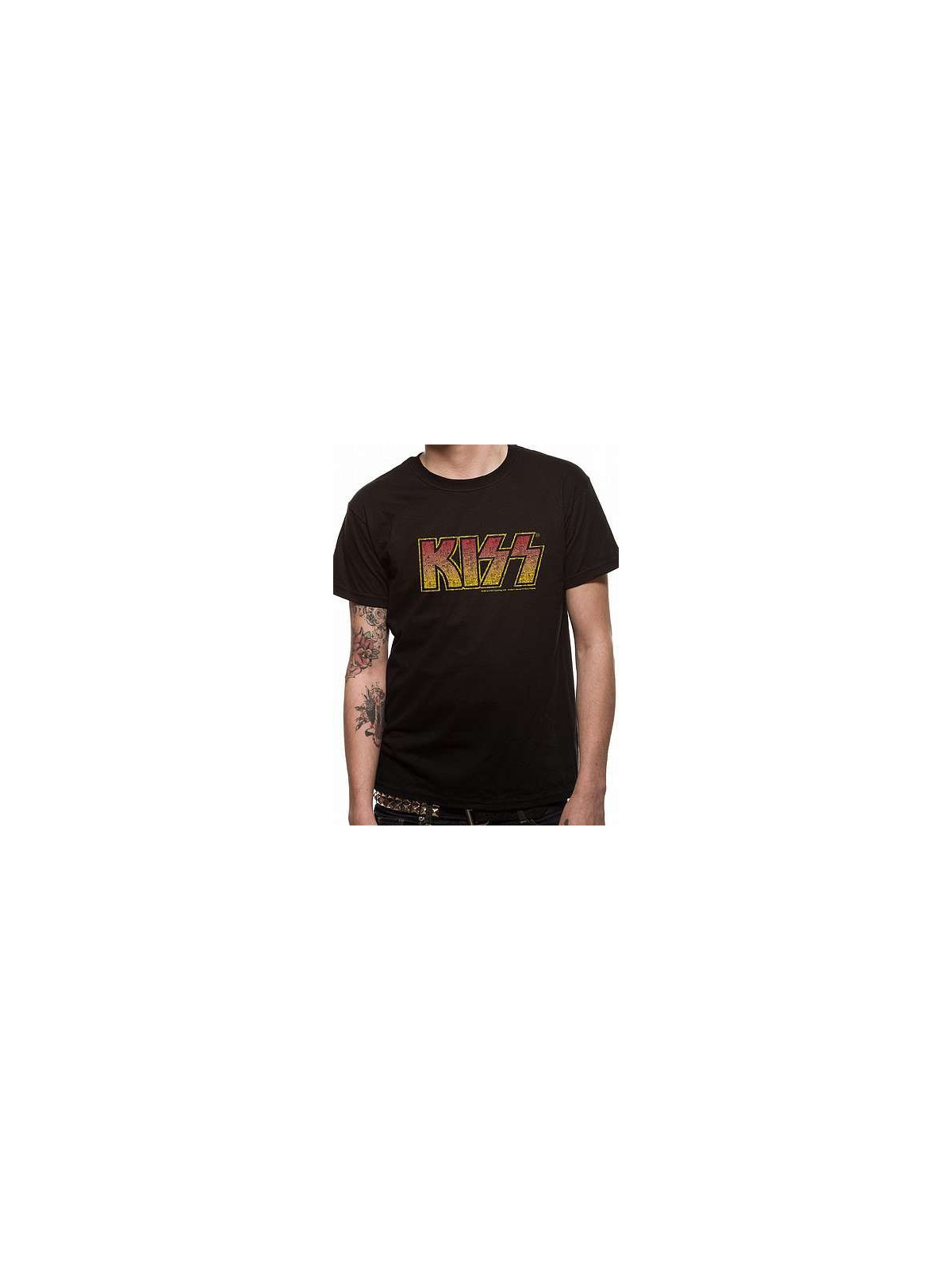 T-shirt Kiss : Vintage logo