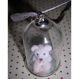 Collier cloche nounours