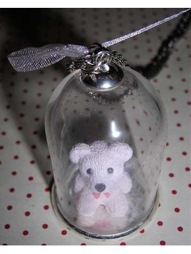 Collier cloche nounours