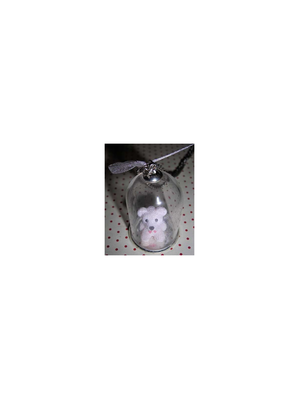 Collier cloche nounours