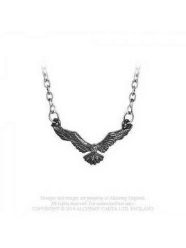 Collier Ravenette , bijou alchemy gothic en stock à la boutique ciel rouge à dijon