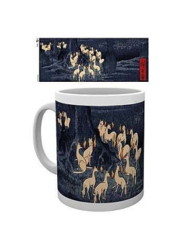 Mug Japanese art : New year’s eve foxfire by Utagawa Hiroshige