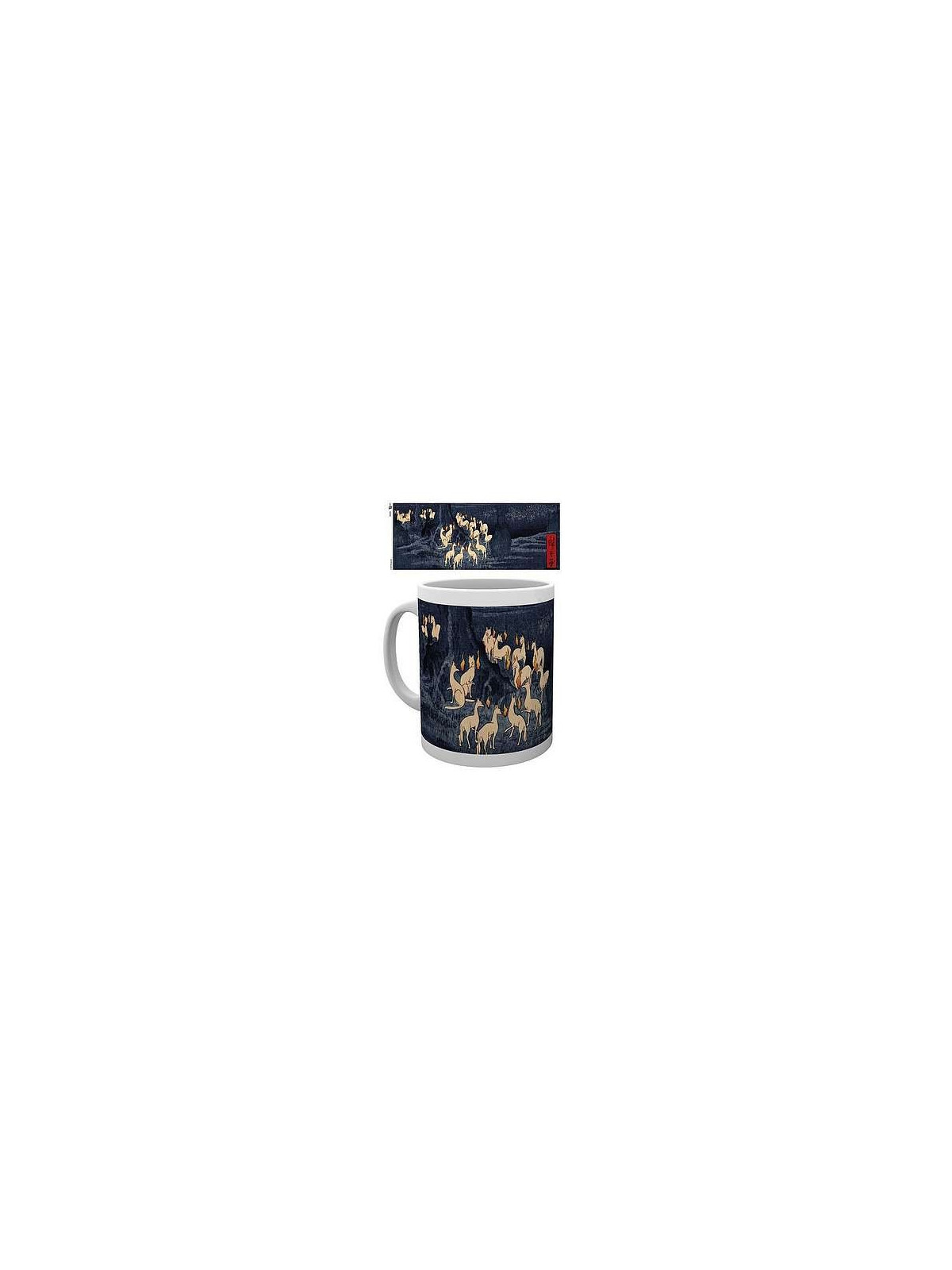Mug Japanese art : New year’s eve foxfire by Utagawa Hiroshige