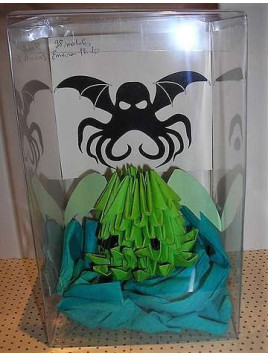 Figurine en origami 3D : Cthulhu