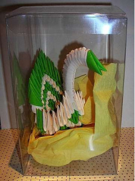 Figurine en origami 3D : Cygne