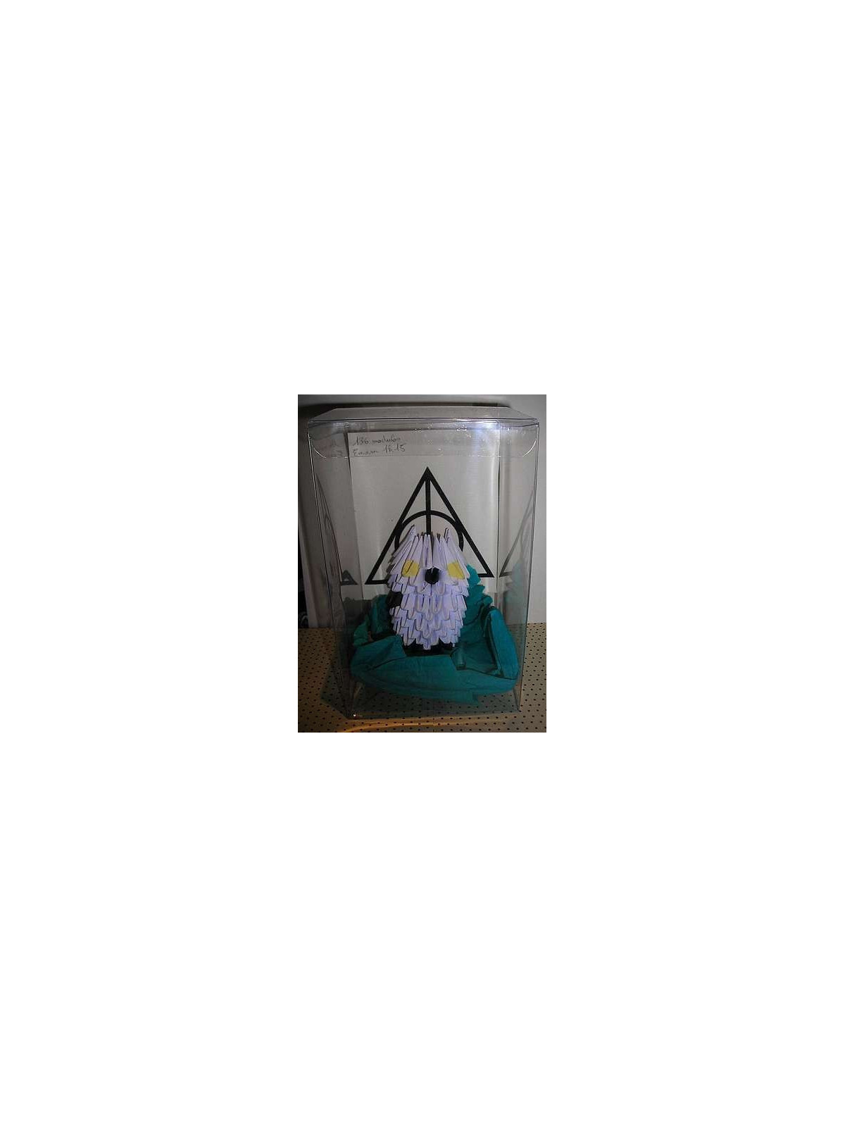 Figurine en origami 3D : Hedwige