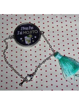 Bracelet cabochon Mojito