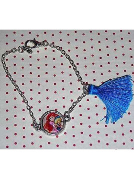Bracelet cabochon Petite sirène