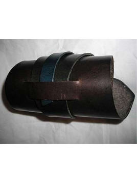 Bracelet de force en cuir avec dégradé de couleur