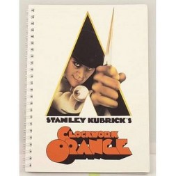 Carnet souple à spirales Clockwork orange