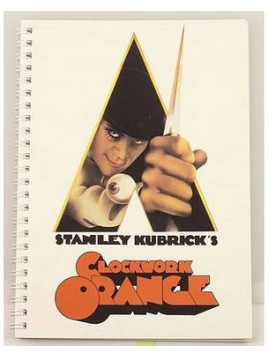 Carnet souple à spirales Clockwork orange