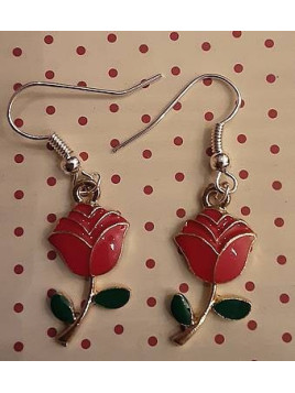 Boucles d’oreilles roses