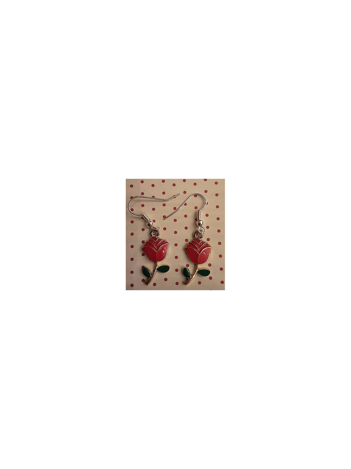 Boucles d’oreilles roses