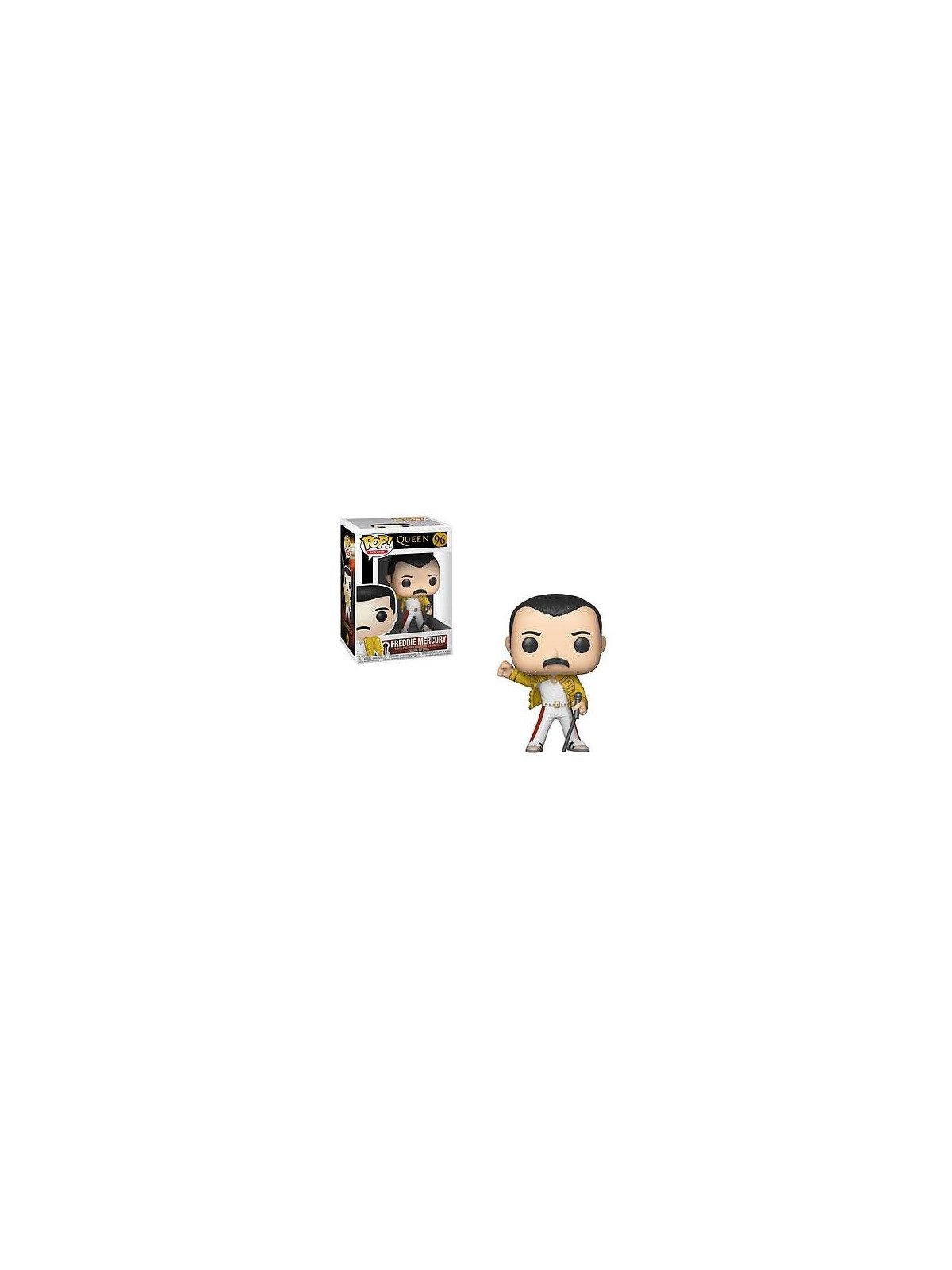 Figurine pop! Queen : Freddie Mercury (Wembley 1986) (N°96)