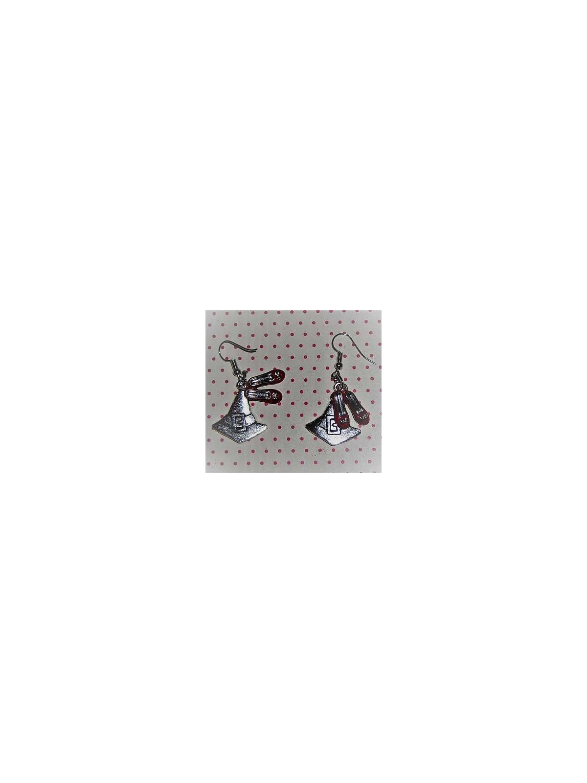 Paire de boucles d’oreilles Petite sorcière